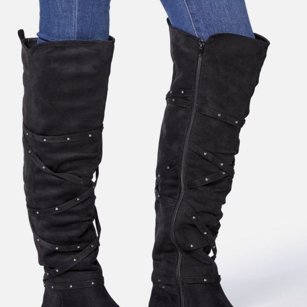Brand New 6.5 wide calf Shawnee Just Fab boots
